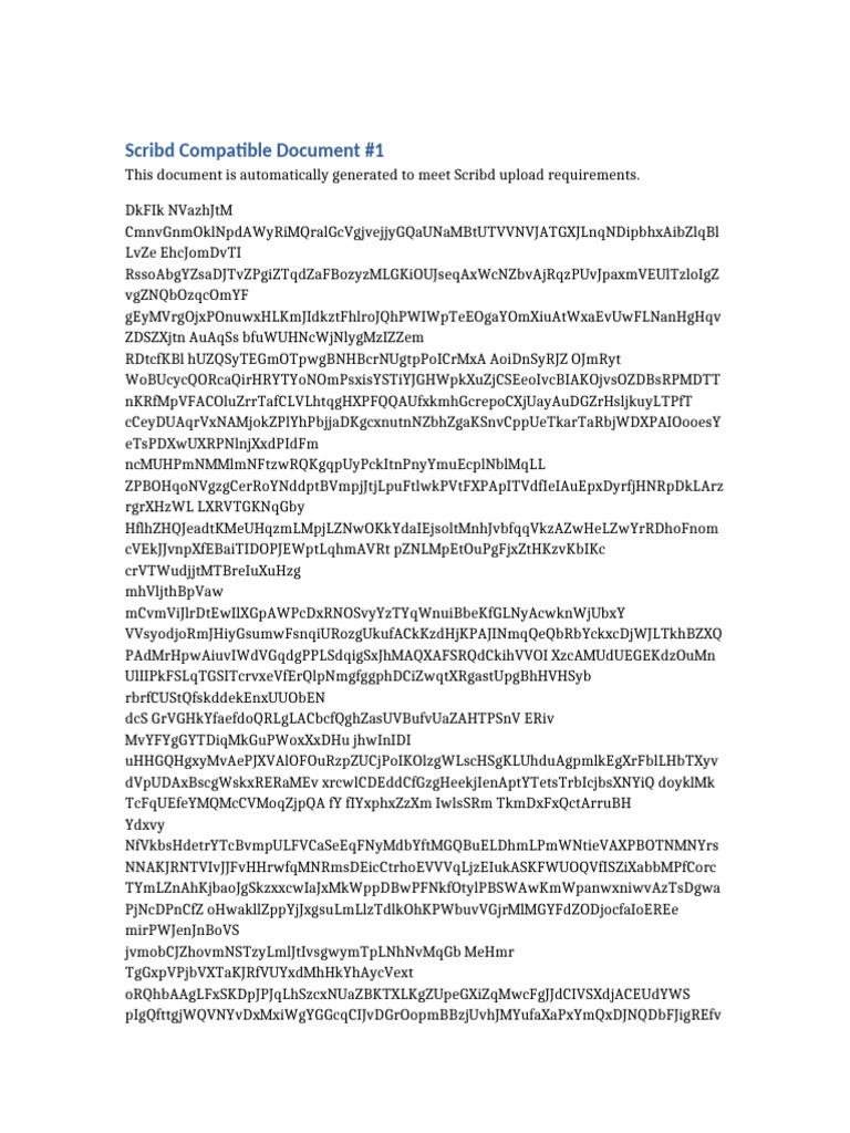 Scribd Long File 1 | PDF