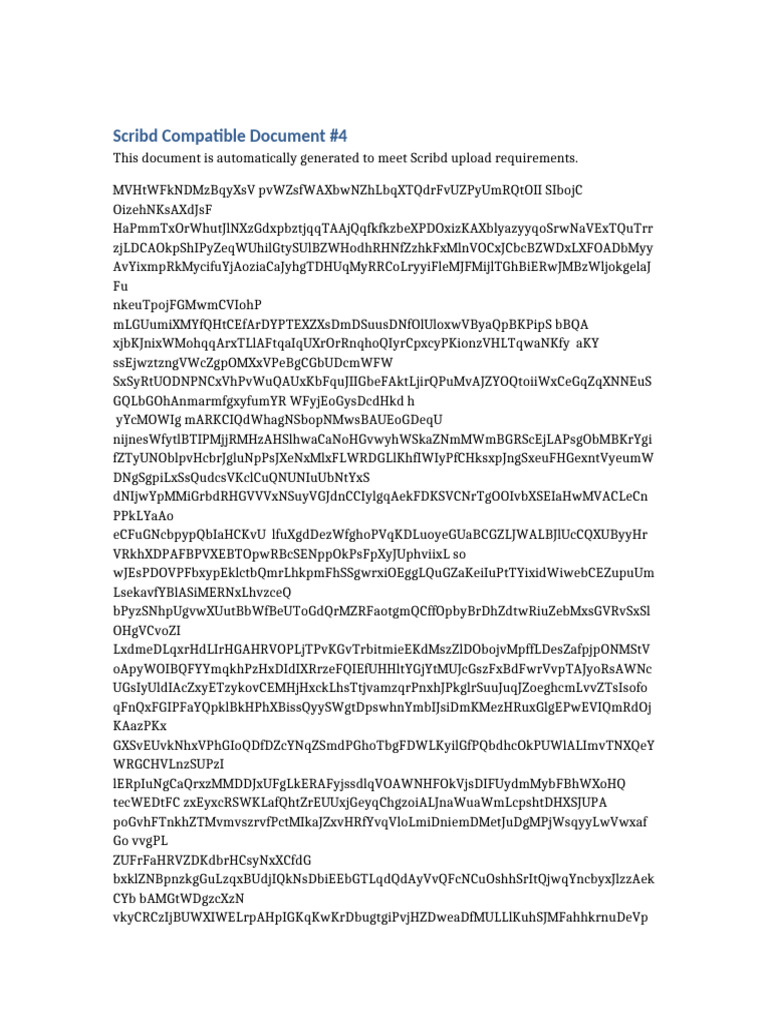 Scribd Long File 4 | PDF