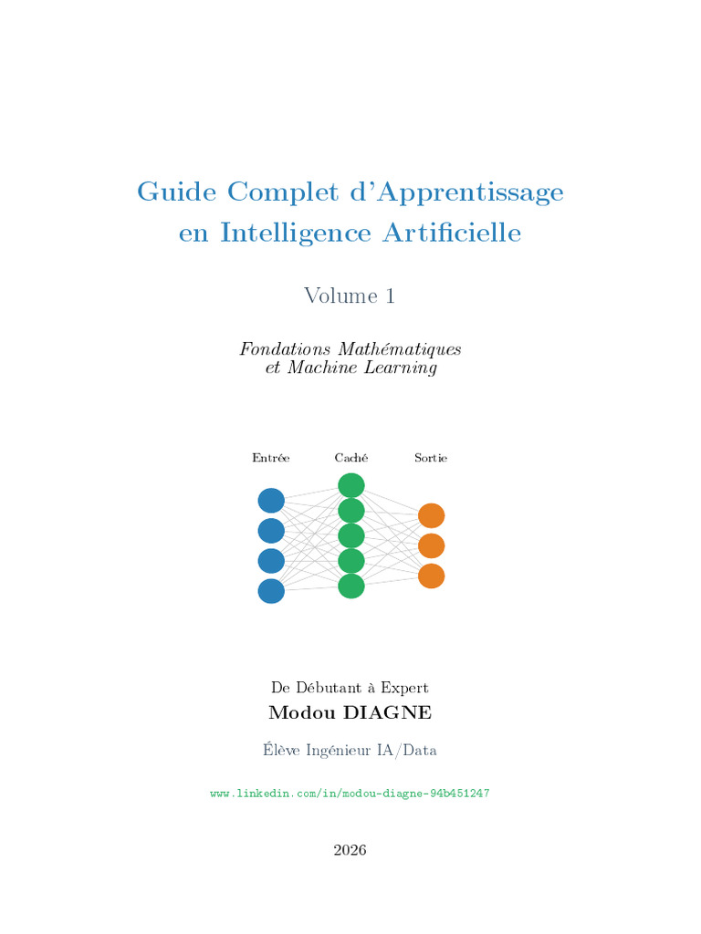 Guide D Apprentissage en IA Volume 1 1768671067 | PDF | Machine à ...