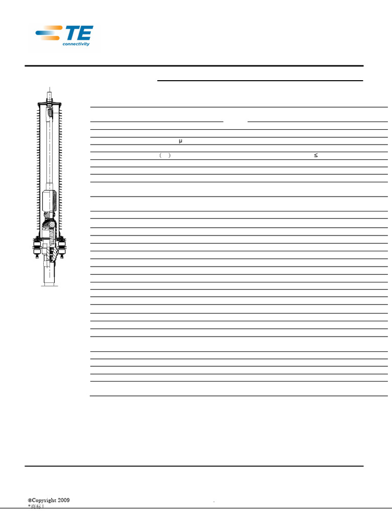 Data Sheet OHVT 245C Latest | PDF | Insulator (Electricity ...