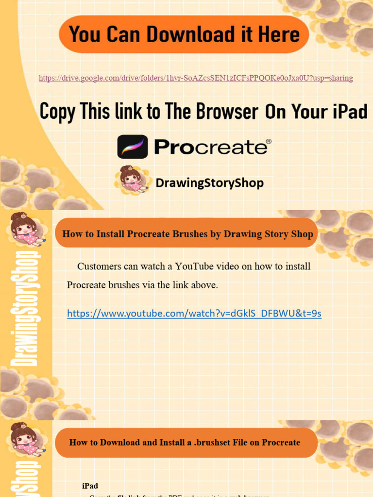 50 Procreate Isometric Kawaii Garden Stamp Brushes Set 4 | PDF | Computing