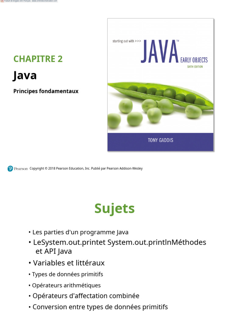 Chapter | PDF | Java (Langage de programmation) | Programme informatique