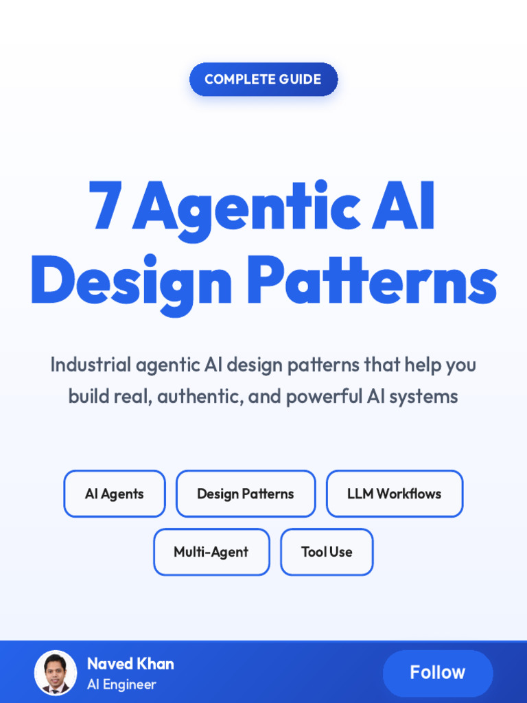 7 Agentic AI Design Patterns 1770316356 | PDF | Artificial Intelligence ...