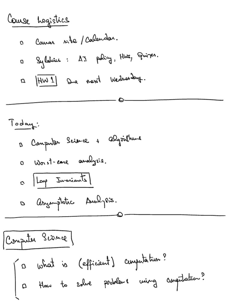 Lecture 1 - 1-14-26 | PDF