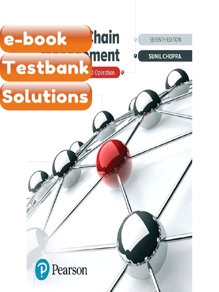Testbank Supply Chain Management 7th Edition Sunil Chopra Fast Download ...