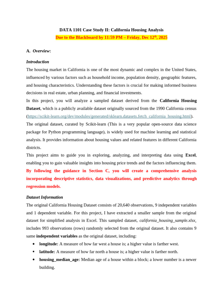 Case Study II | PDF | Regression Analysis | Dependent And Independent ...