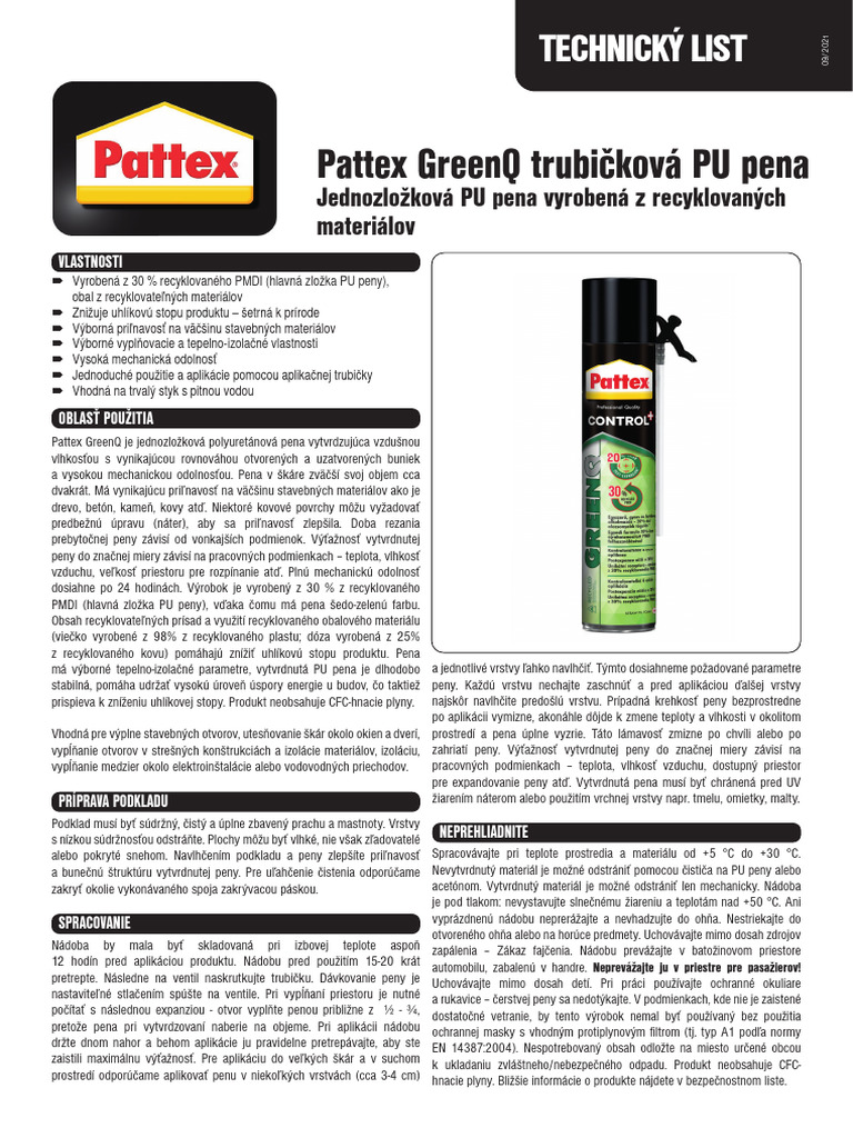 PATTEX Recycled Strawfoams SK - SK | PDF