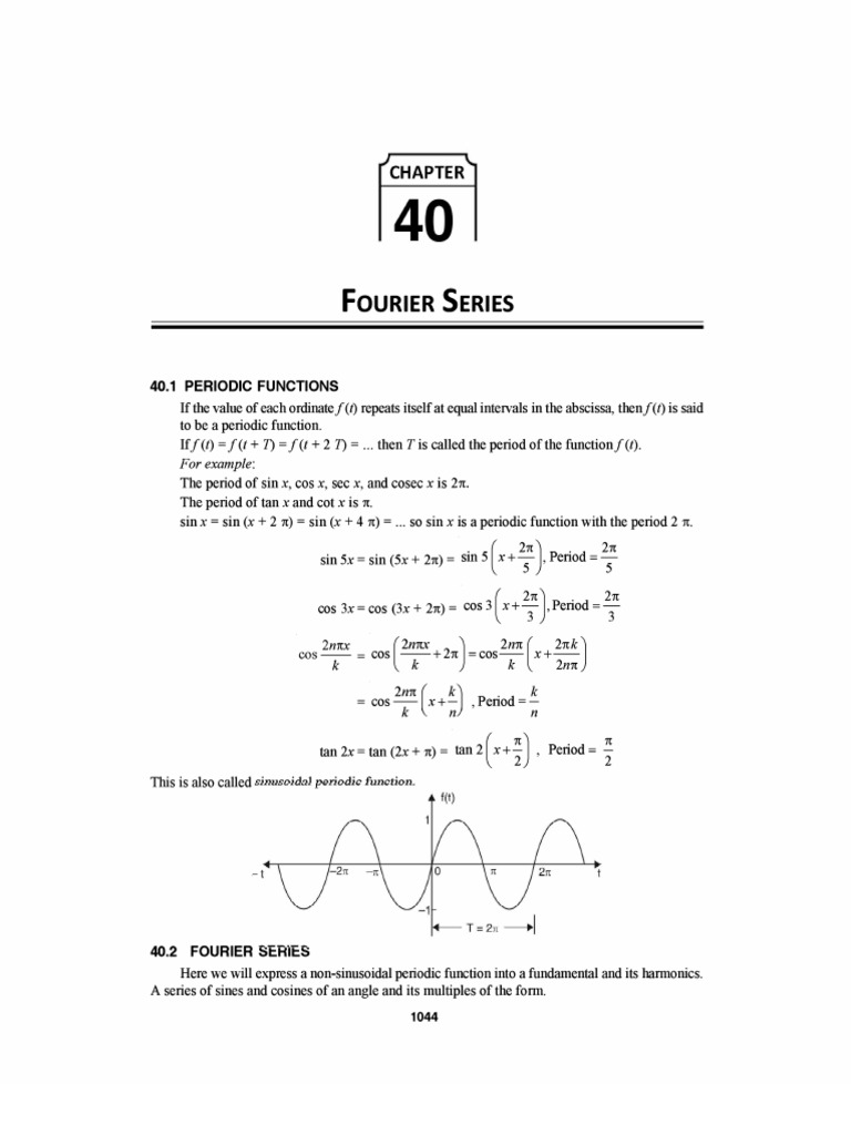 Fourier Series | PDF