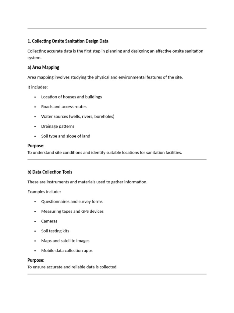 Dosf Topic One and Two Notes | PDF | Sanitation | Microsoft Excel