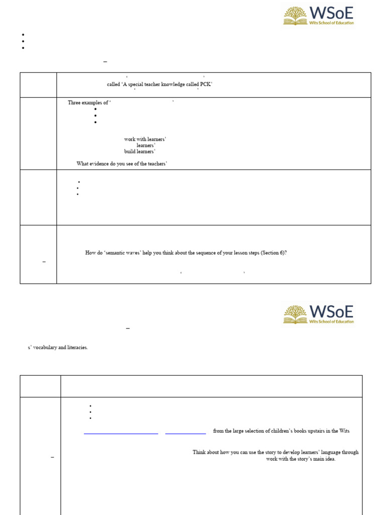 EDUC1262A Campus Based TE Programme_FINAL | PDF | Learning | Teachers