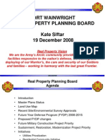 Fort Wainwright Real Property Planning Board Kate Siftar 19 December 2008