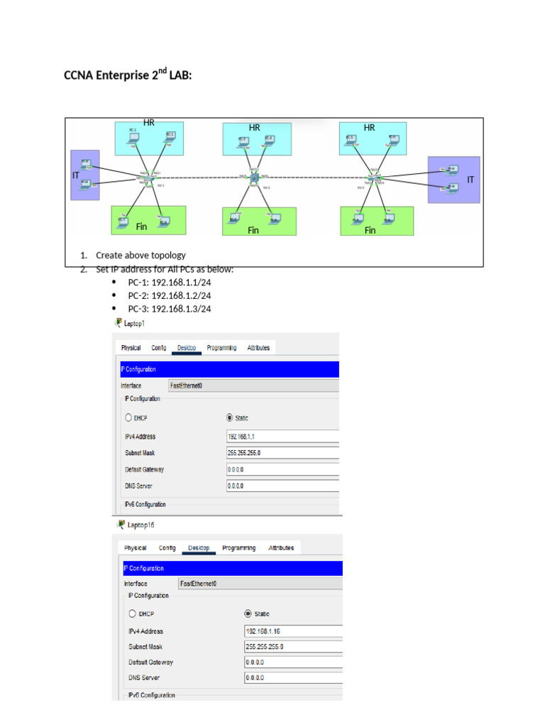 2nd LAB (1) (1) | PDF | Network Switch | Communications Protocols