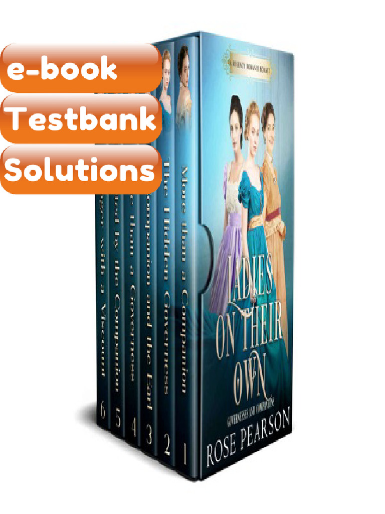 Testbank Ladies on Their Own Governesses and Companions 0106 Box Set ...