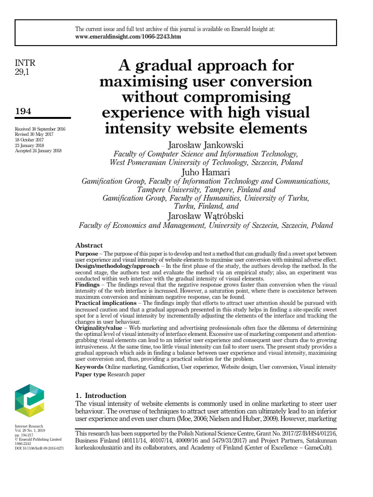 A Gradual Approach For | PDF | Advertising | Experiment