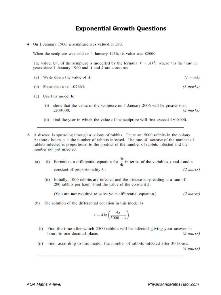 Exponentials | PDF