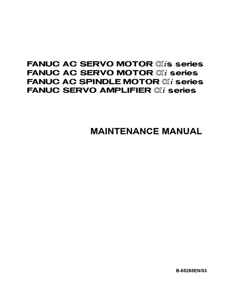 AC Servo Motor Spindle Motor Servo Amplifier - Ais & Ai Series | PDF ...