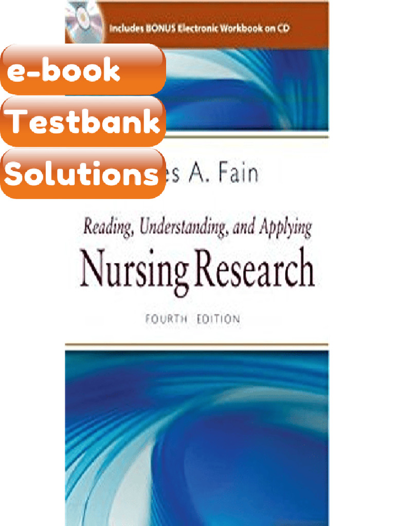 Testbank Reading Understanding and Applying Nursing Research Revised ...