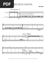 RED ROCK CANYON 楽譜 + CD Red Rock Canyon-Percussion 1 & 2 | PDF | Music Production | Rhythm