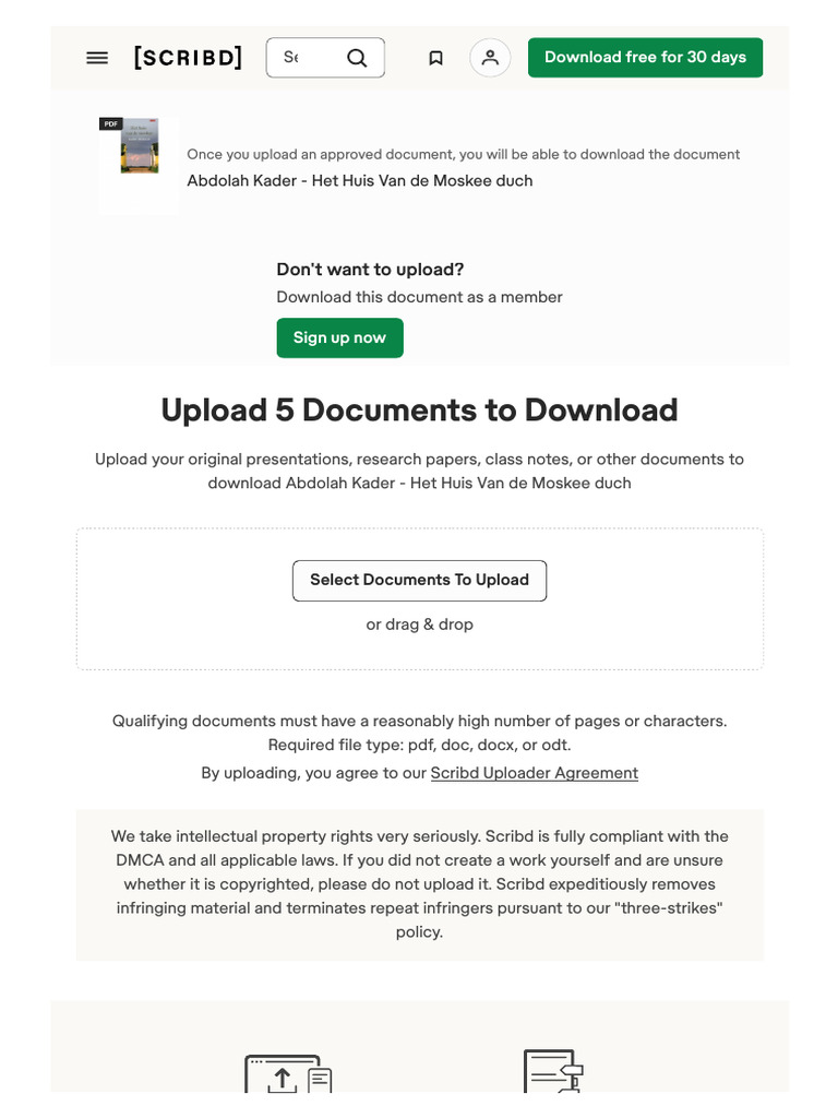 Upload A Document - Scribd | PDF | Scribd