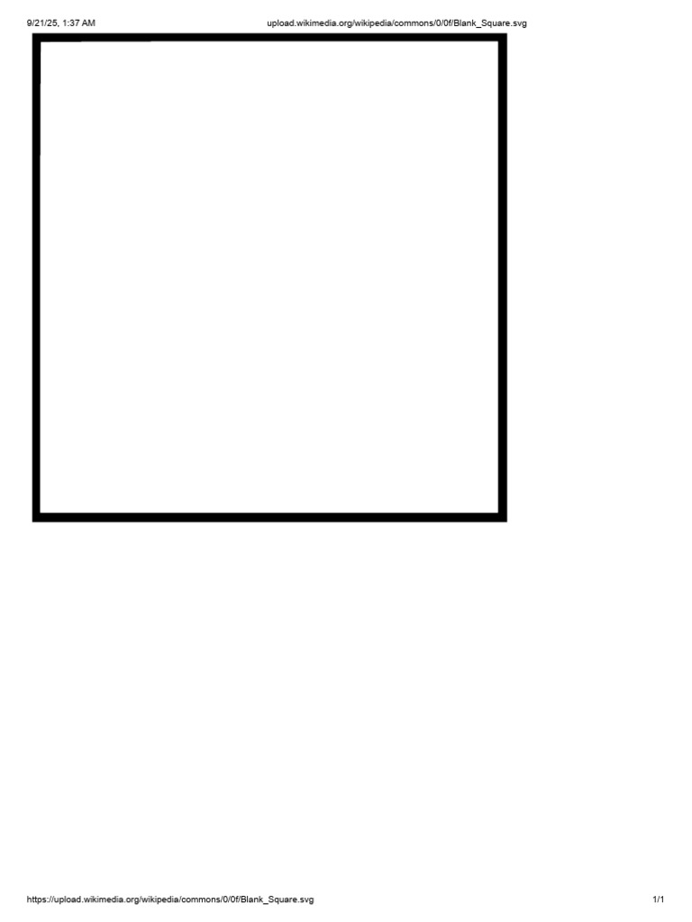 Blank Square | PDF