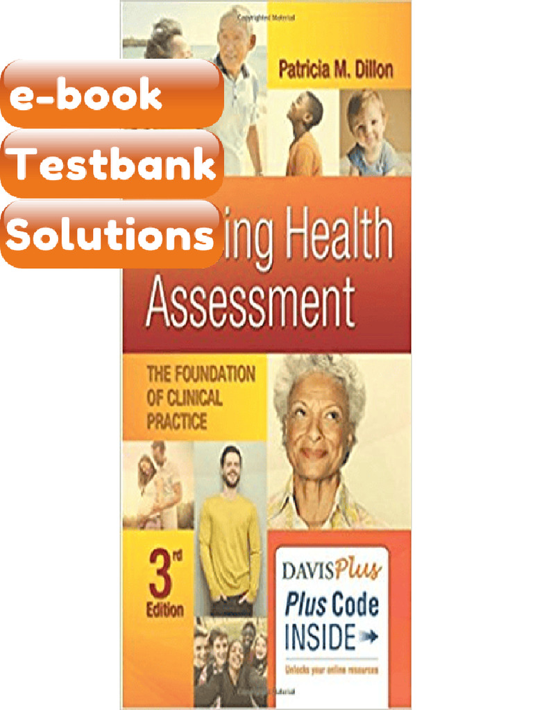 Testbank NURSING HEALTH ASSESSMENT 3rd Edition by Dillon a Fast ...