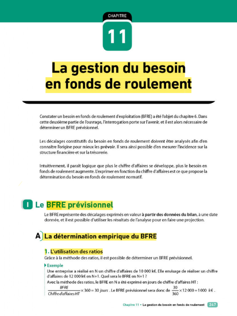 DCG 6 - Finance D - Entreprise 11 | PDF | Fonds de roulement | Taxe sur ...