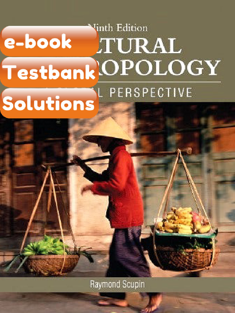 Testbank Cultural Anthropology 9th Edition Raymond R Scupin Download ...