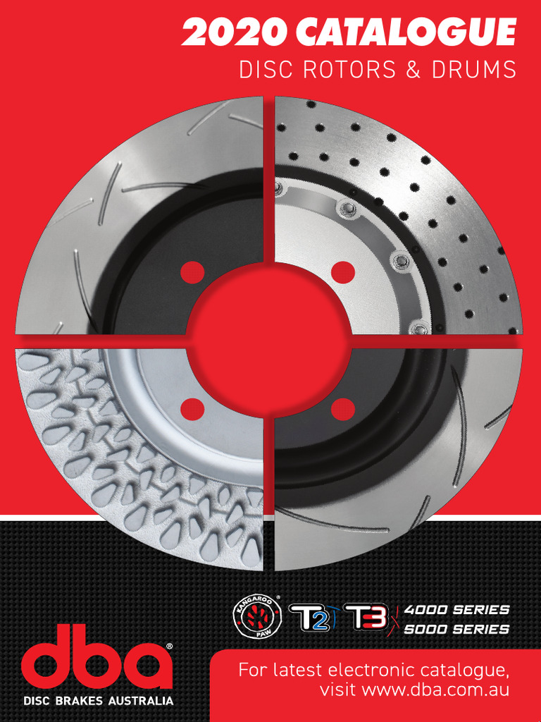 DBA rotors&drums CATALOGUE 2020 | PDF | Mechanical Engineering | Vehicles