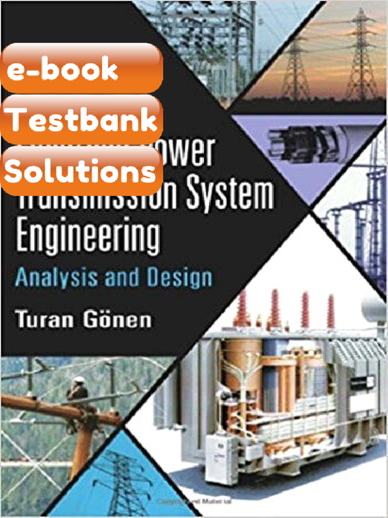 Testbank Electrical Power Transmission System Engineering Analysis and ...