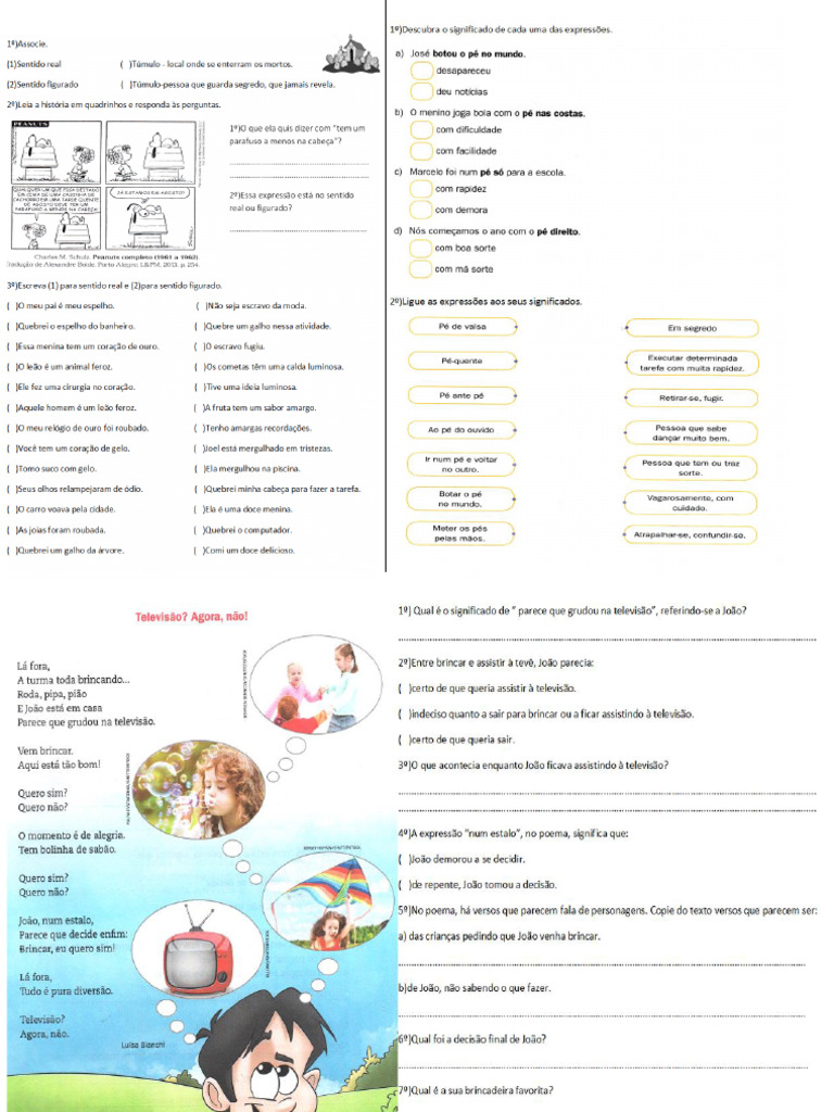 Sentido Real e Figurado | PDF
