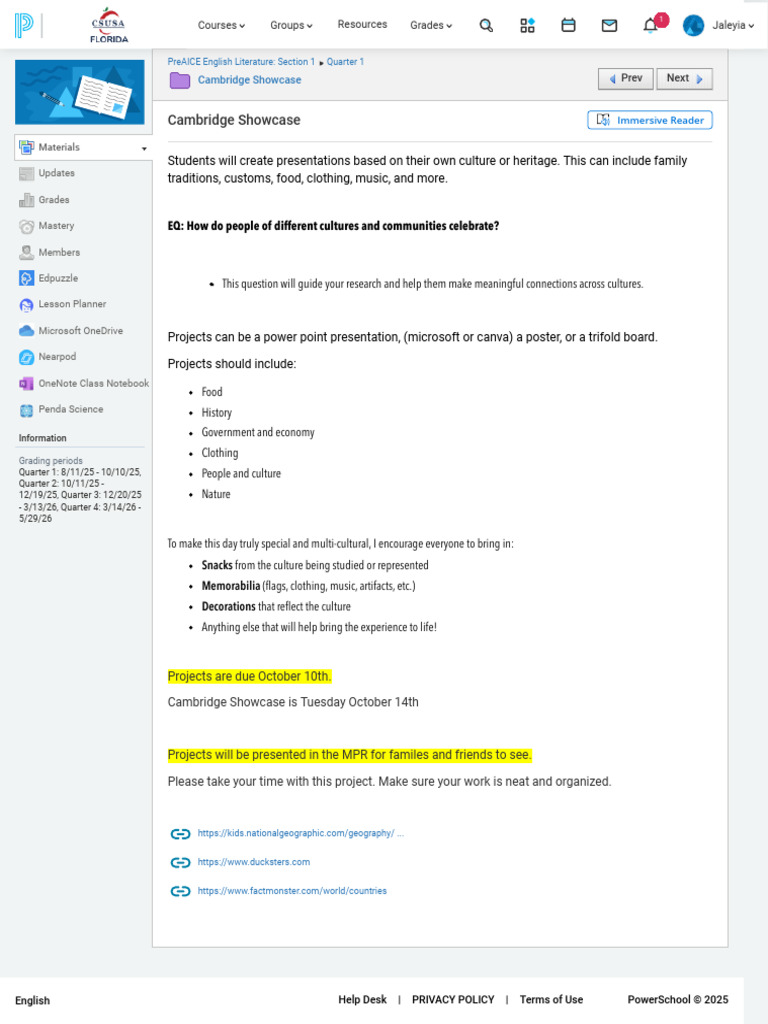 Cambridge Showcase Schoology | PDF | Microsoft