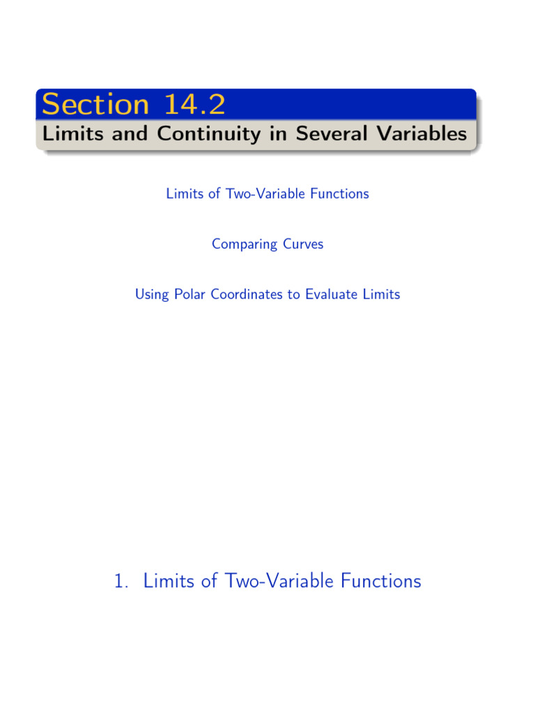 Section+14.2+Pre Lecture | PDF | Function (Mathematics) | Coordinate System