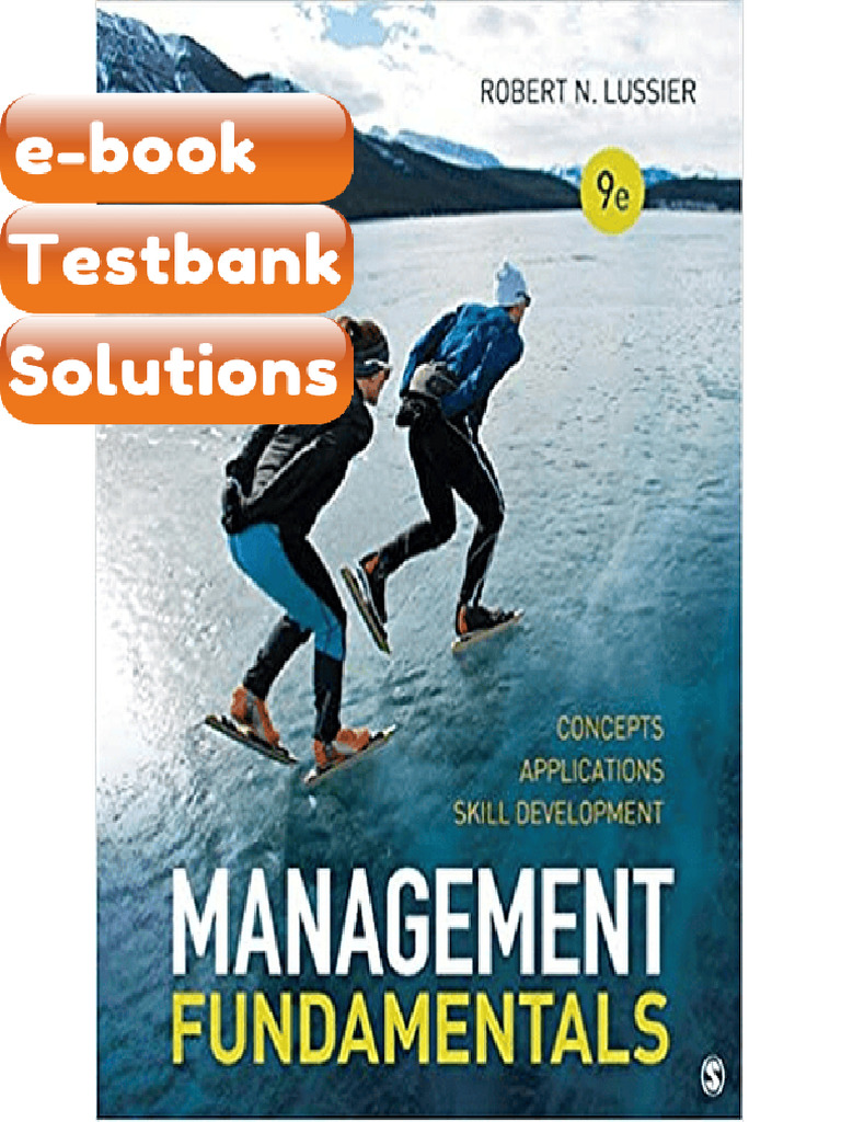 Testbank Management Fundamentals 9th Edition by Robert N Lussier Fast ...