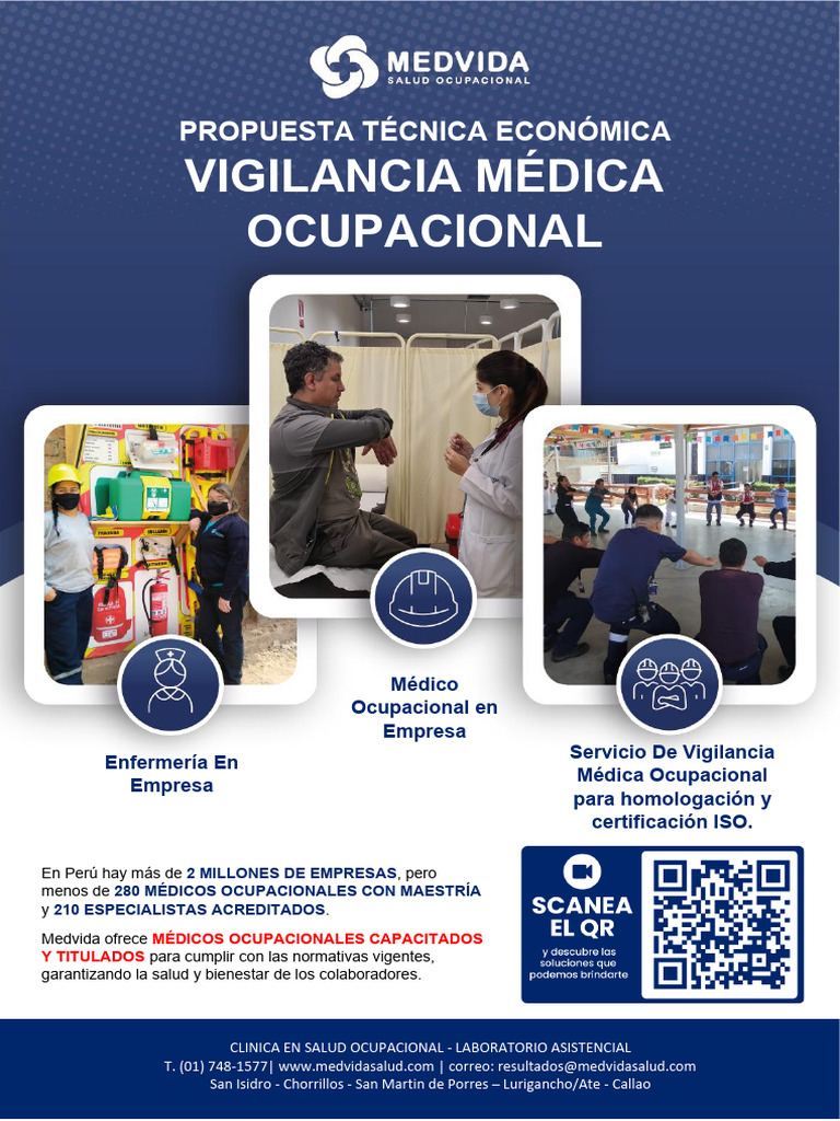 Propuesta_MedVida | PDF | Seguridad y salud ocupacional | Laboratorios