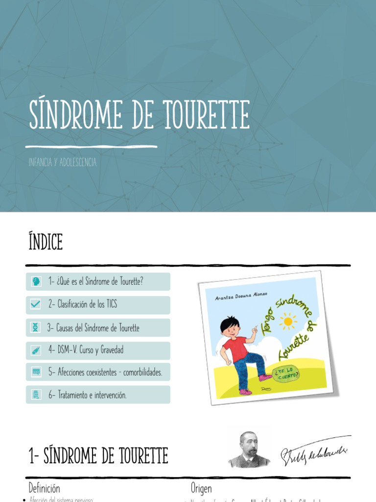 Síndrome de Tourette | PDF | Síndrome de Tourette | Enfermedades y ...