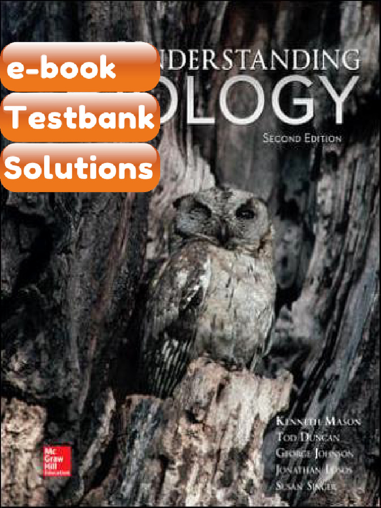 Testbank Understanding Biology 2nd Edition Kenneth Mason and George ...