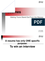 Resumes: Making Yours Stand Out From The Masses