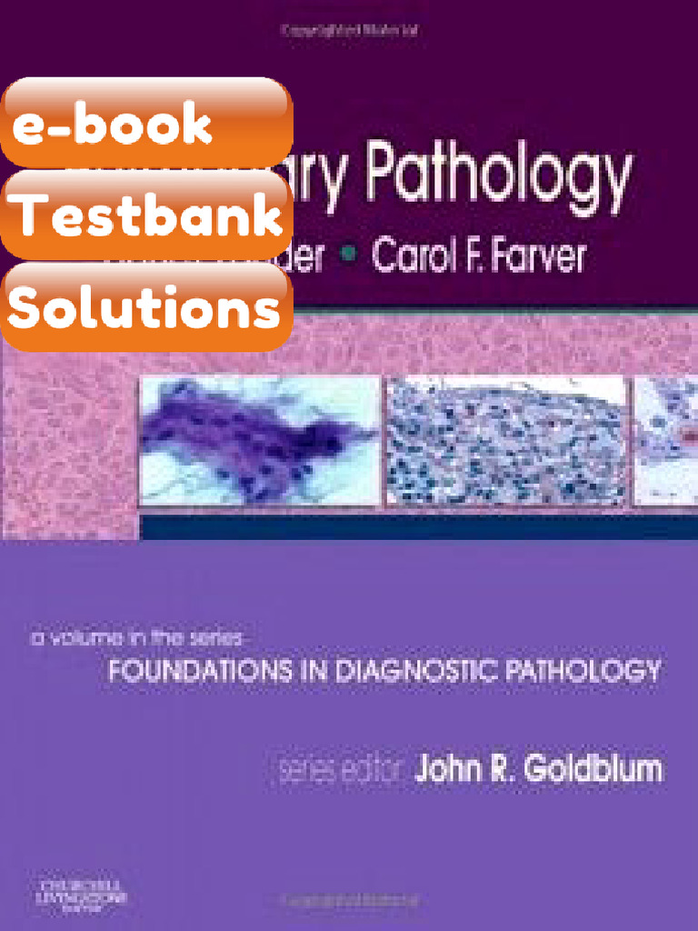 Testbank Pulmonary Pathology a Volume in Foundations in Diagnostic ...