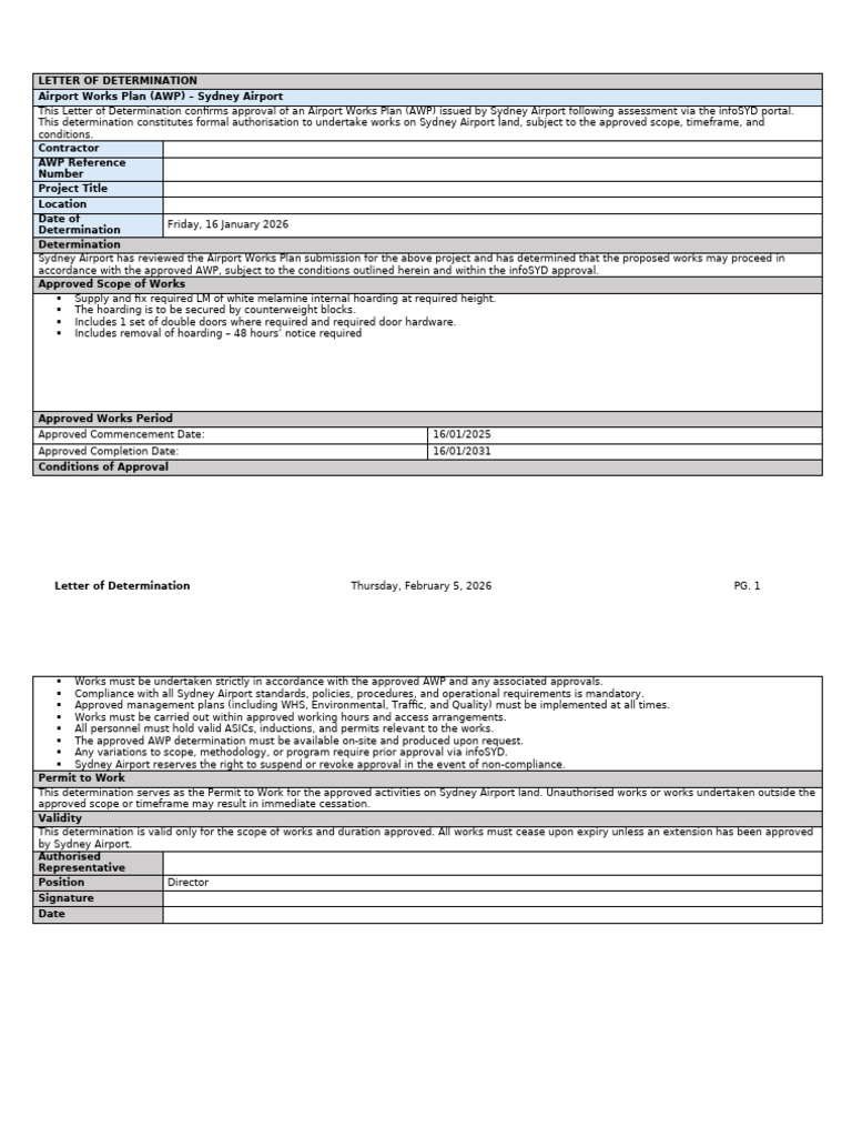 Letter of Determination - Hoarding - Blank | PDF | Justice | Crime ...