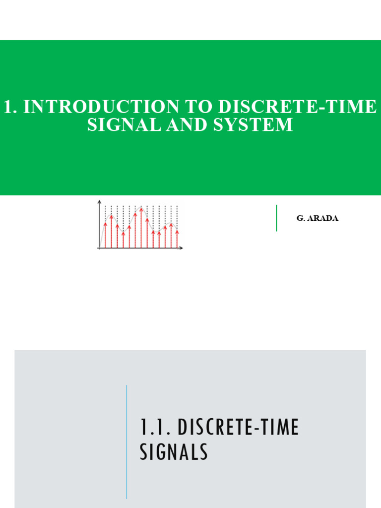 Module 1 - Discrete-Time Signals | PDF | Discrete Time And Continuous ...