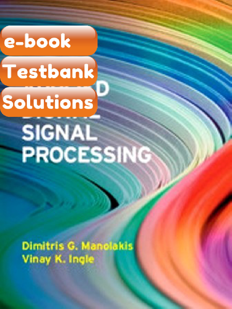 Testbank Applied Digital Signal Processing Theory and Practice 1st ...