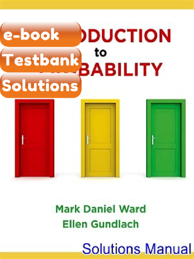 Testbank Introduction to Probability 1st Edition Ward Download | PDF ...