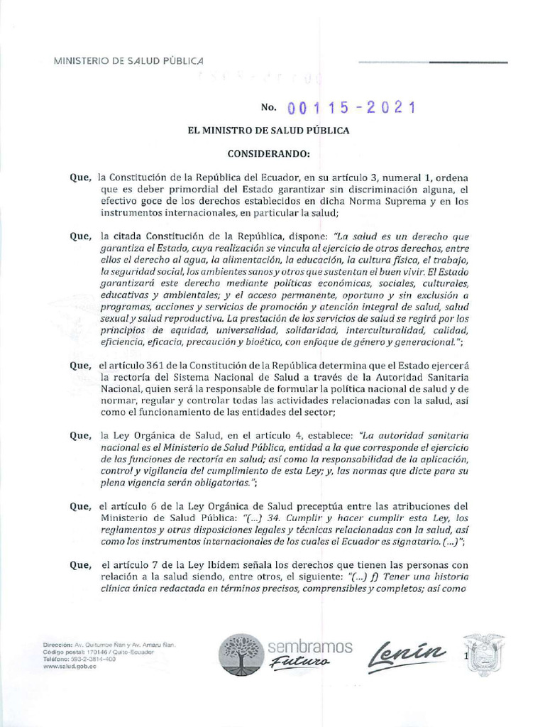 Reglamento Hcu Parte 1-2 | PDF | Ministerio (Departamento de Gobierno ...