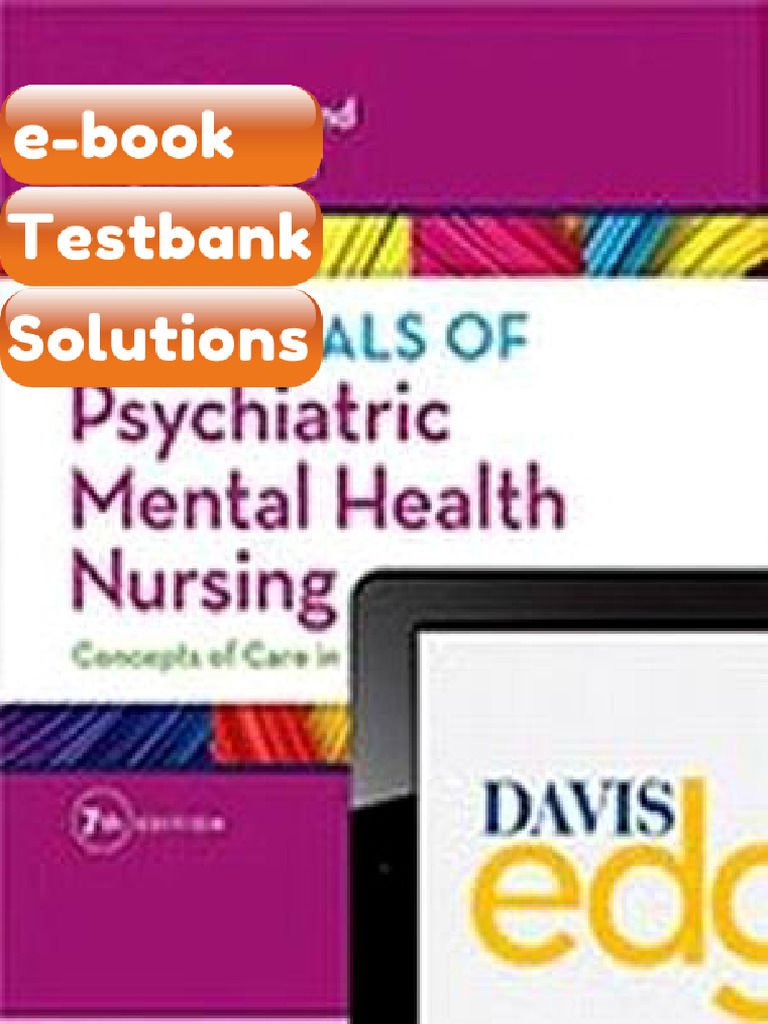 Testbank Essentials of Psychiatric Mental Health Nursing Concepts of ...