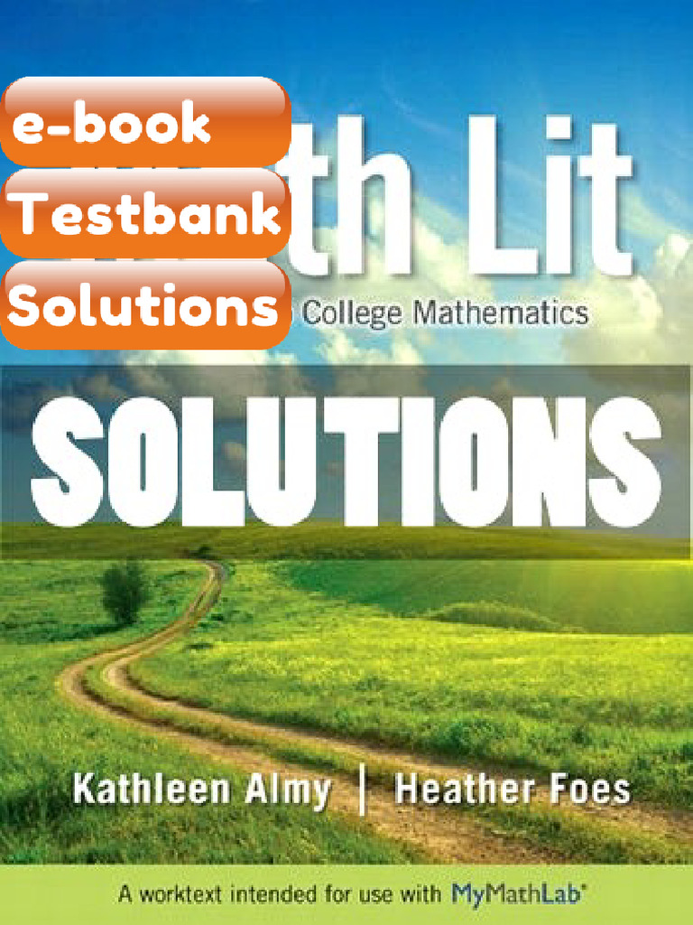 Testbank Math Lit 1 Ed Almy Fast Download | PDF | Subscription Business ...