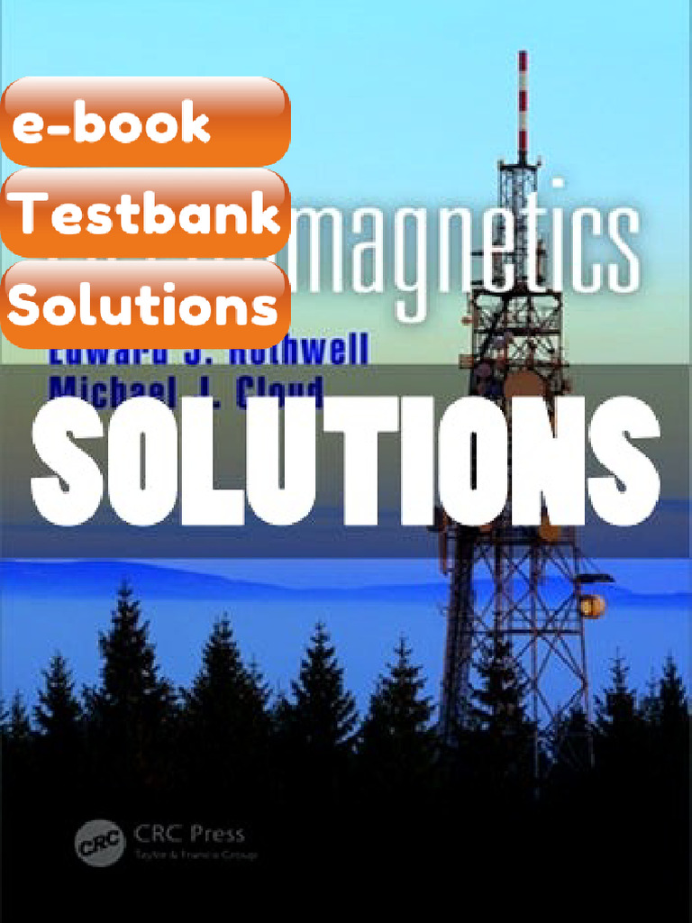 Testbank Electromagnetics 3 Ed Rothwell Download | PDF | Subscription ...