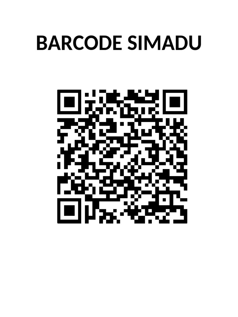 Barcode Simadu | PDF