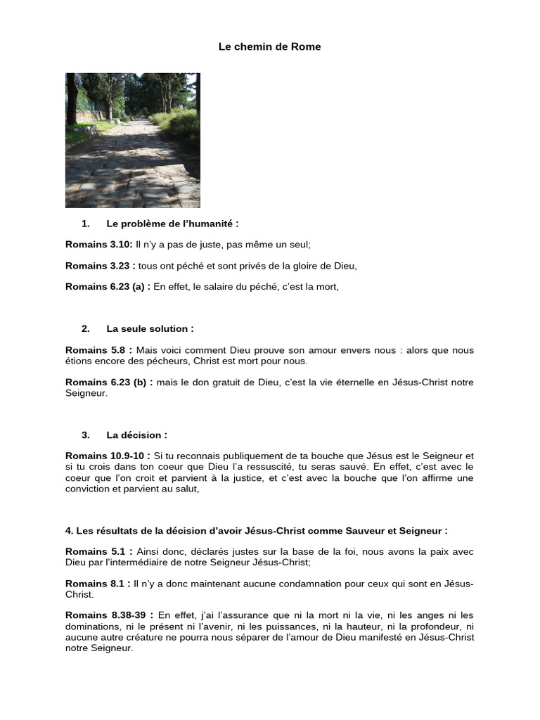 Le Chemin de Rome | PDF