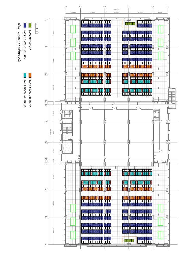 Dwg-Layout Rack - An Khánh-Pa1 | PDF