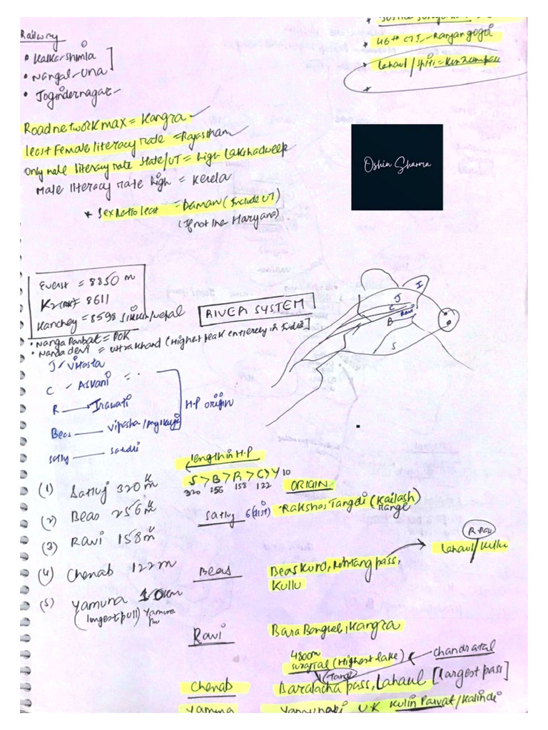 Oshin Sharma Handwritten Notes Part-2 | PDF